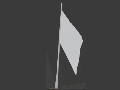 Simple Flag Free 3D model