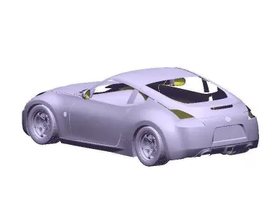 370Z Z34 Full Exterior Mesh Model - 3D Laser-Scanned 3D model