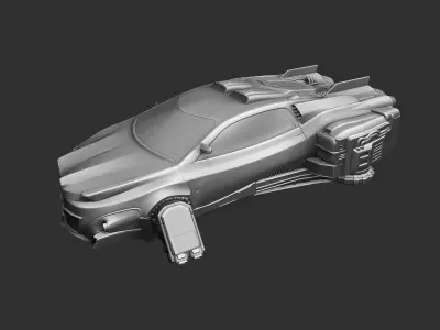 Car of the future 3D print model 3D print model