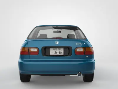 Honda Civic EG Sedan 1993 3D model