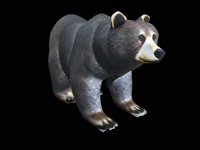 Cartoon Bear 3D model