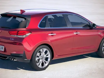 Hyundai i30 N-line 2019 3D model