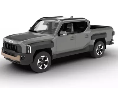 Kia Tasman 2026 3d model 3D model