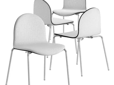 Branca Norma Dining Chair 3D model