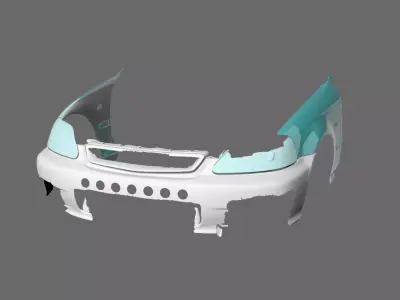 honda civic  front 3d scan 3D model
