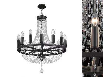 744148 Castello Lightstar Chandelier 3D model