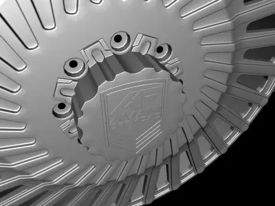 Wheel Amani Forged Chile Dually  Low-poly 3D model