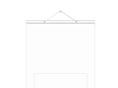 hanging scroll 3D model