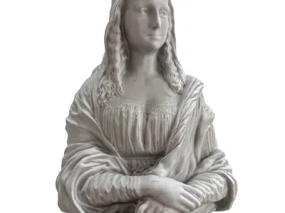 monalisa mona lisa bust 3D model