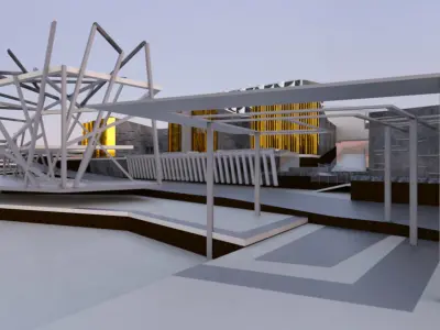 Revit Mixed Use library and Workshop 3D model