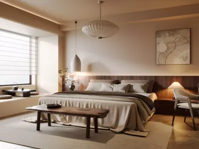 Modern medieval style 3D model 3D model