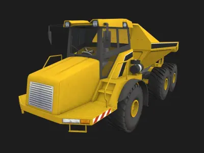Truck M Low-poly 3D model