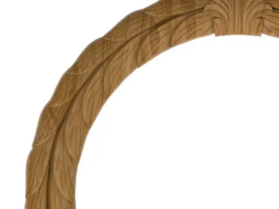 Carved picture frame STL 3D model 33