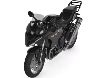 Dual Sport Motorcycle 3D model