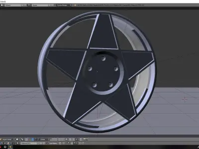 Llanta 02 Low-poly 3D model