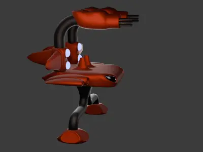 Alien car 3D model