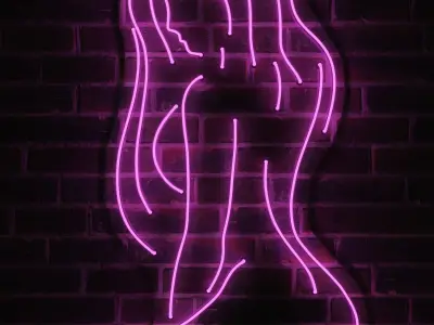 Neon 3D Model 15 - Body Shape 5 3D model