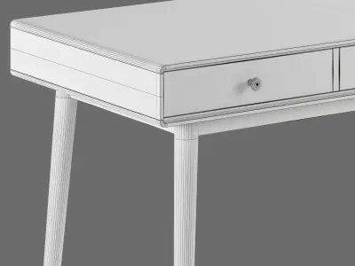 La Redoute Interieurs Jimi 3 Drawer Desk 3D model