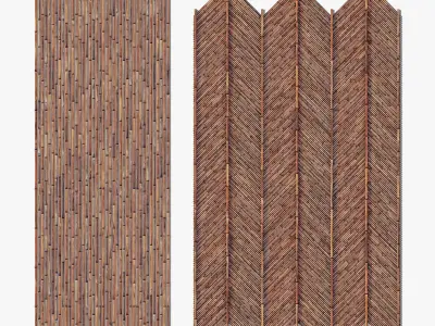 Ceiling bamboo branch low n5 3D model