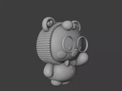 bear 123 3D print model