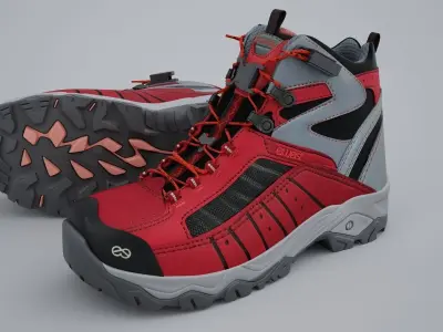 EWEST Mountainhiking boots 3D model