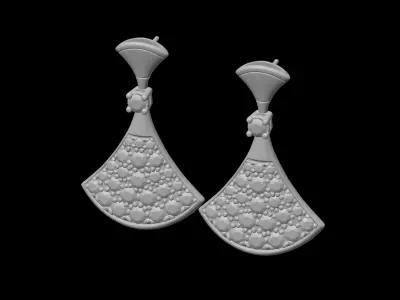 BOUCHERON - DIVAS DREAM - EARRINGS - DIAMONDS 3D print model