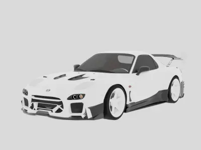 Mazda RX-7 FD Full Ready 3D model