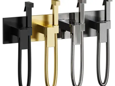 Boheme Qubic Faucet Set 3D model