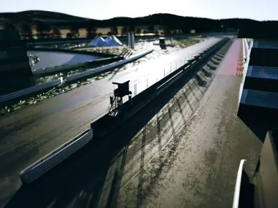 Magione Circuit Italy Low-poly 3D model