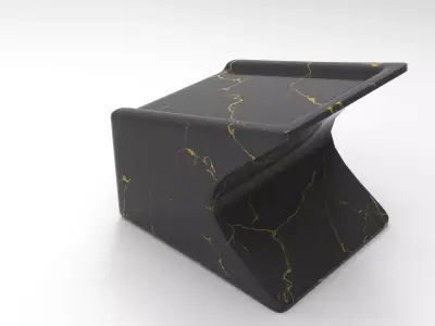 Kumbo Stool Low-poly 3D model