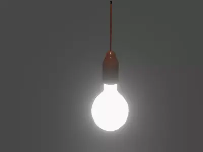 Lamp02 light bulb Free 3D model