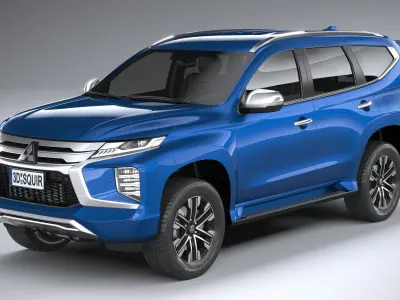 Mitsubishi Pajero Sport 2021 3D model