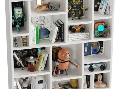 Children Room Set 6 Scifi Set 3D model