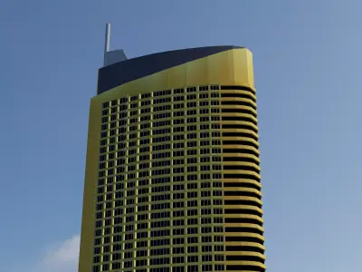 Address Dubai Mall Low-poly 3D model