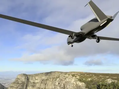 RQ-4-GLOBAL-HAWK unmanned aerial vehicle 3D print model