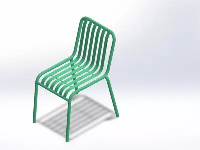 metal chair 3D model