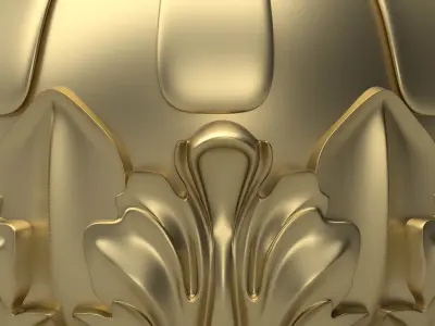 Carved Finial 3D model