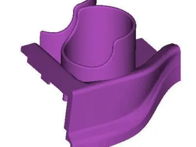 Bottle holder for Nissan NV200 Centre Console 3D print model