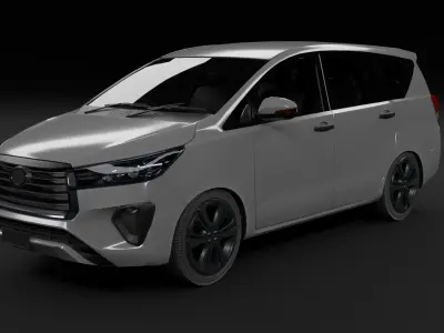 Traffic Car Low-poly 3D model