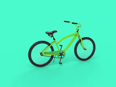 cycle 3D model Low poly Low-poly 3D model
