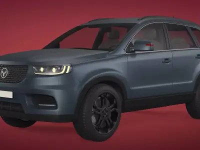 Generic SUV - Crossover Car -- Original Design 3D model