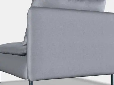 SODERHAMN Cover for corner section 3 3D model