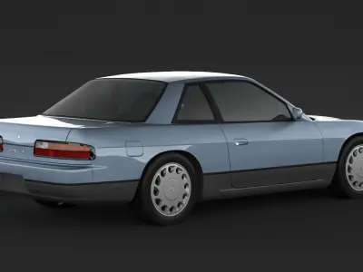 Nissan Silvia S13 3D model