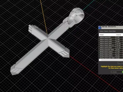cross 3D print model 7