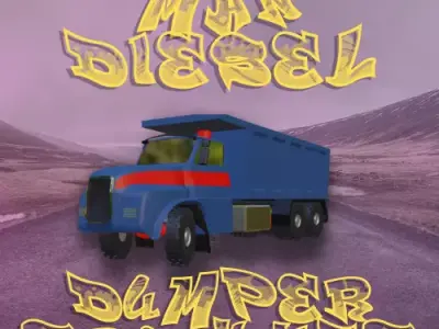 MAN Dieslei Dumper Truck 3D print model