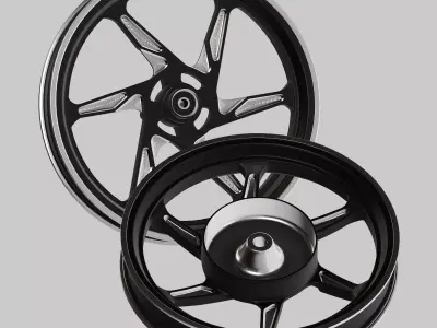 Delkevic G Speed Rims Low-poly 3D model