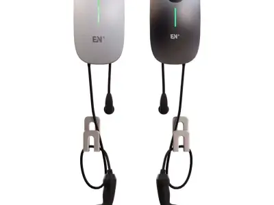 Silk Rect Wallbox Charger Low-poly 3D model