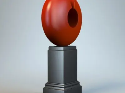Abstract Figure 3D model shop
