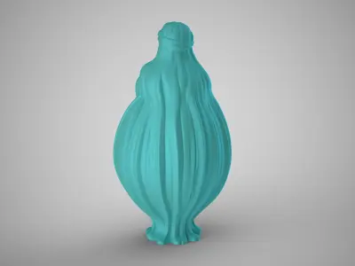 Abstract Seashell Woman 2 3D print model