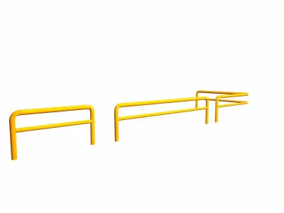 Railings Low-poly 3D model